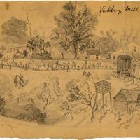 Siege of Vicksburg: Soldiers at Work on the Fortifications